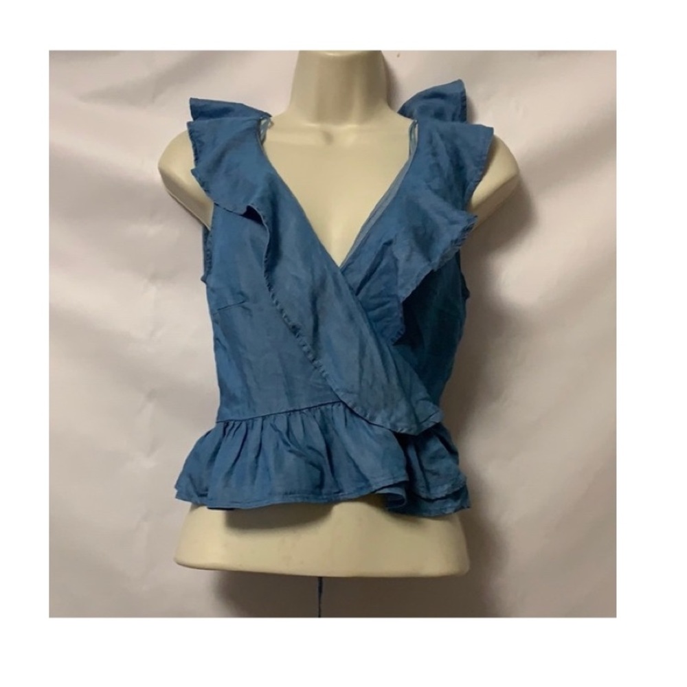 Zara wrap crop top